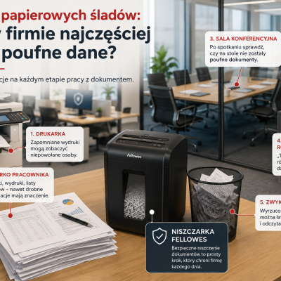 Biuro bez papierowych śladów: gdzie w firmie najczęściej zostają poufne dane?